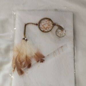 Dreamcatcher Keychain Brown Elegant